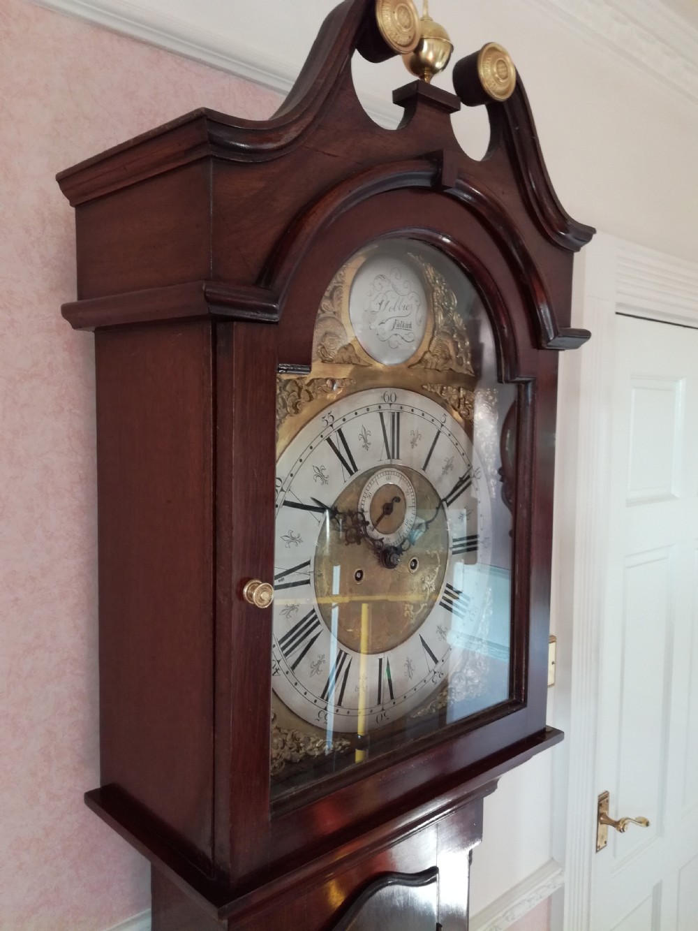 Superb Geo.3rd Scottish Longcase Clock.
DOBBIE of FALKIRK. View VI