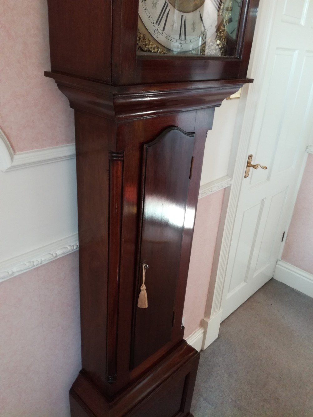Superb Geo.3rd Scottish Longcase Clock.
DOBBIE of FALKIRK. View VII