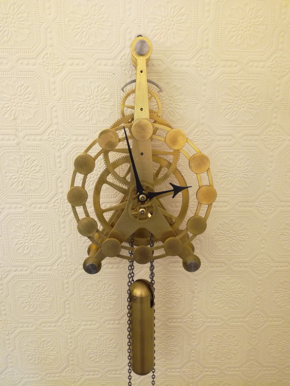 Unique Skeleton Wall Clock.