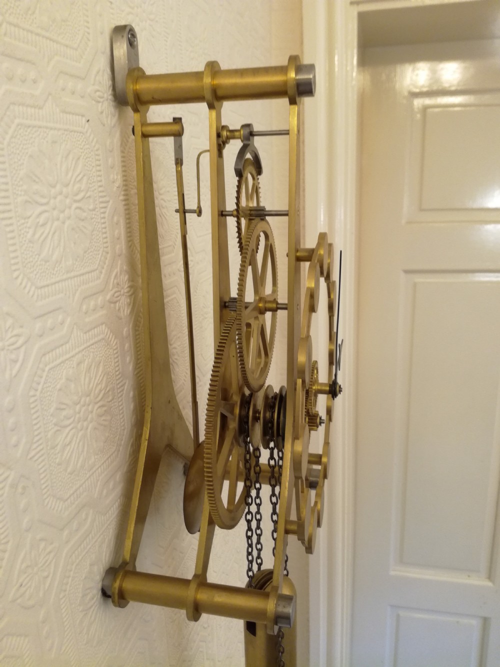 Unique Skeleton Wall Clock. View IV