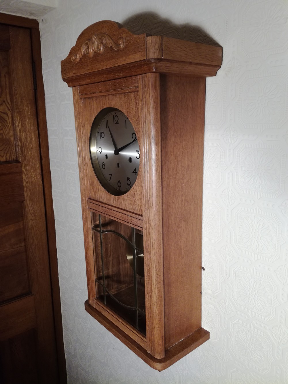 Arts & Crafts Period Westminster Chime Wall clock View IV