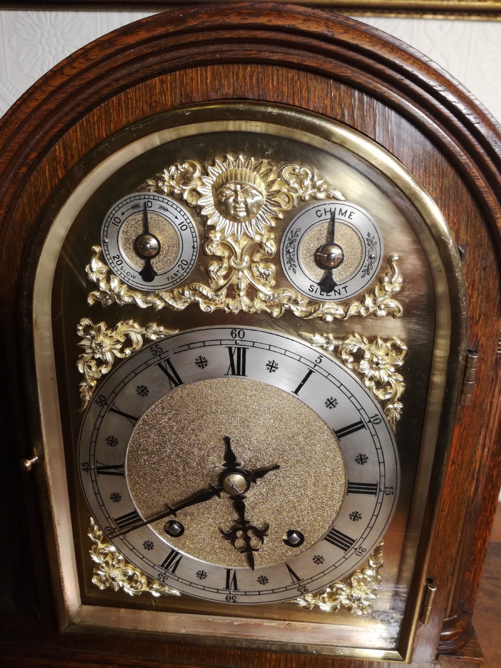 W & H Ting-Tang, quarter-striking Bracket Clock. View IV