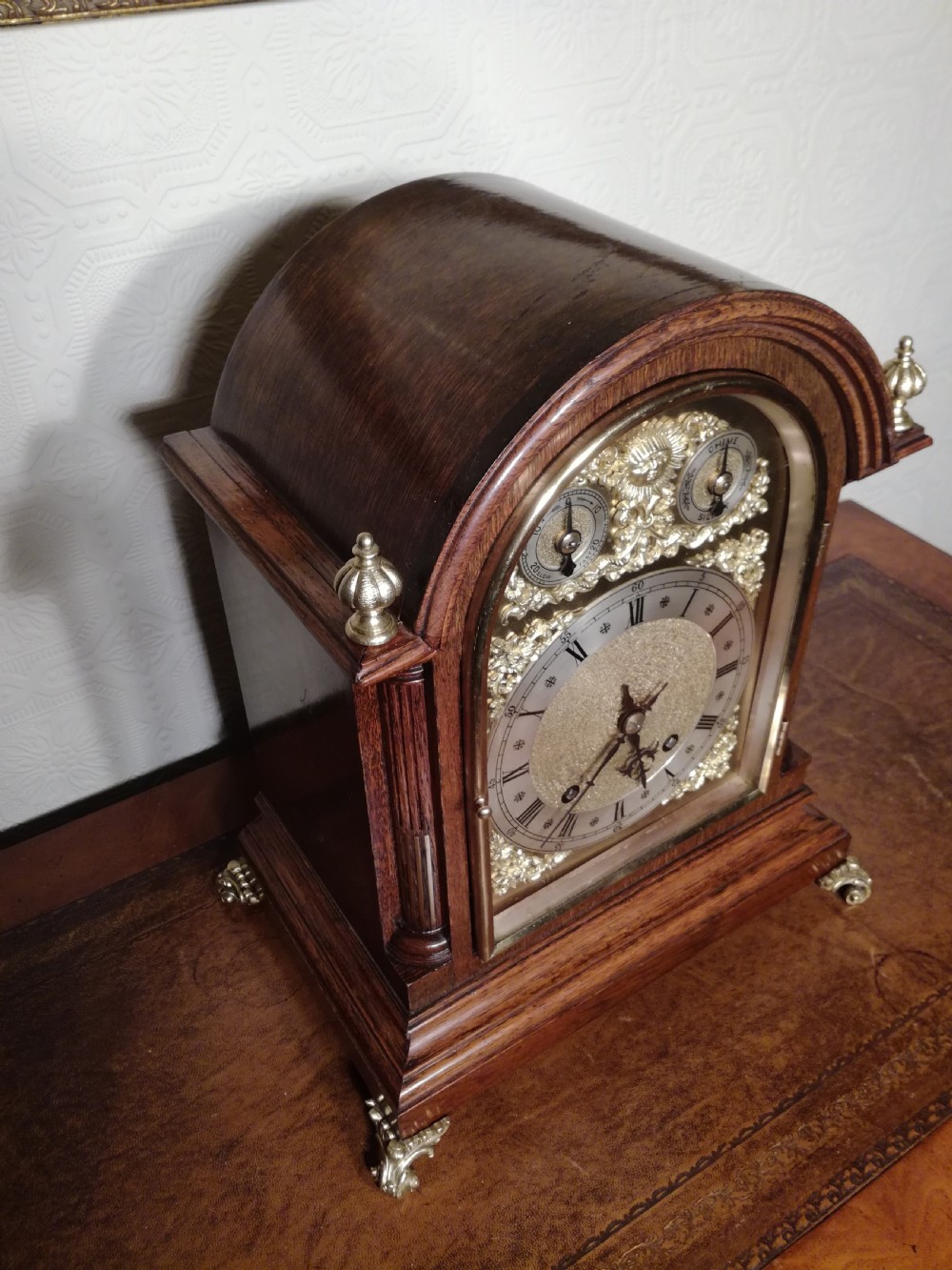 W & H Ting-Tang, quarter-striking Bracket Clock. View VII
