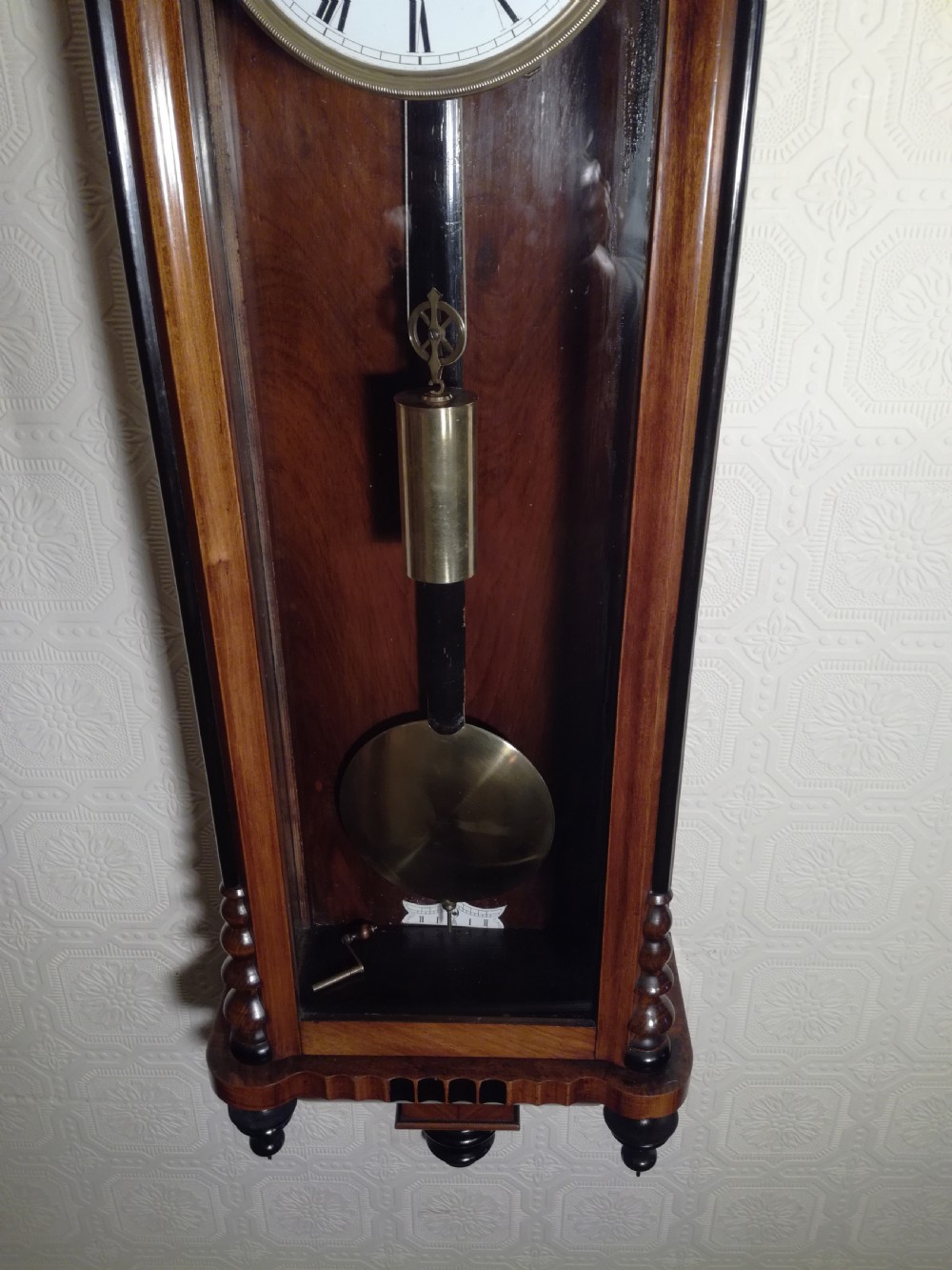 Slimline Vienna Timepiece Wall Clock View IV