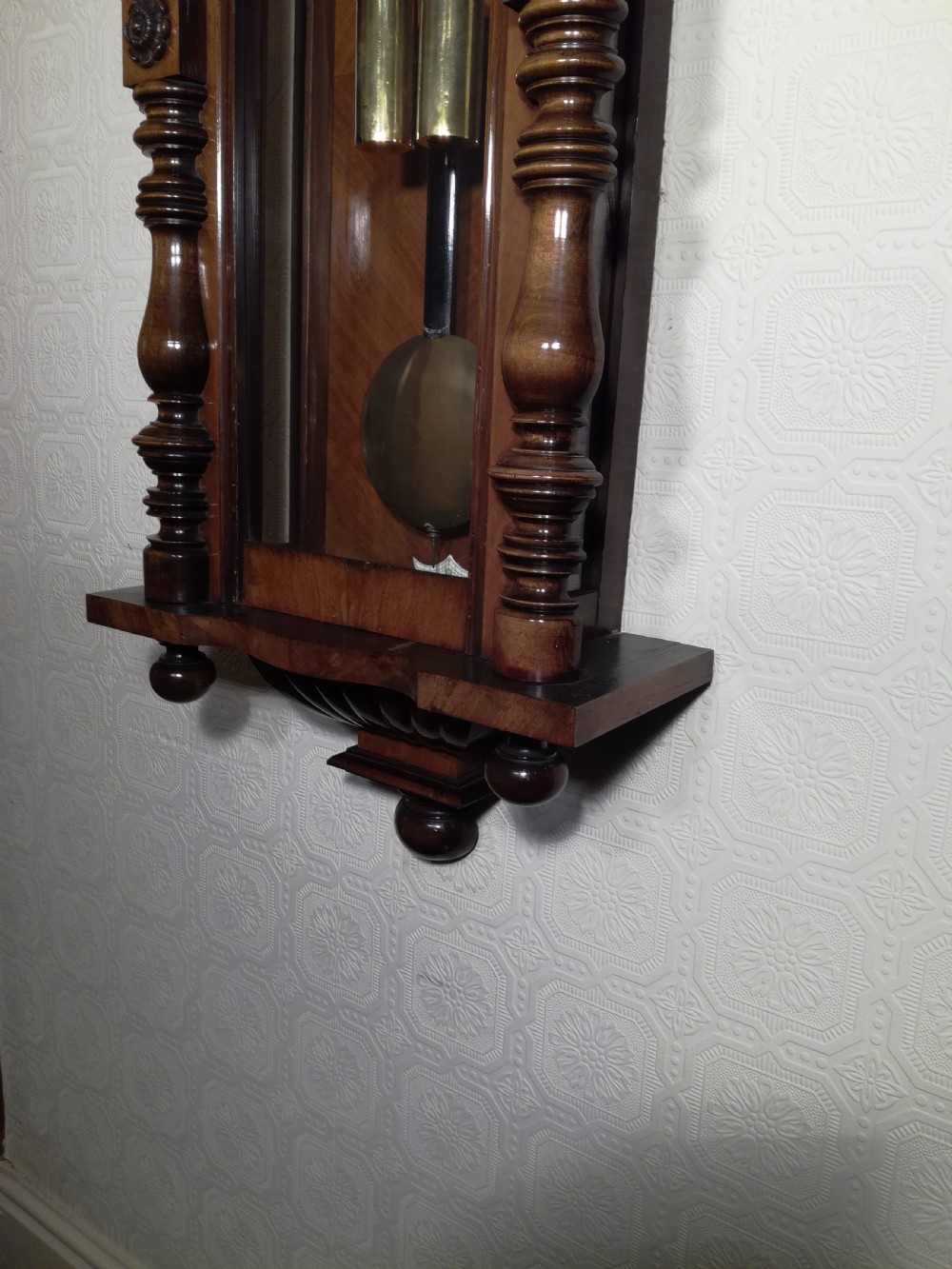 Gustav Becker Double-weight Vienna Wall Clock. View VI