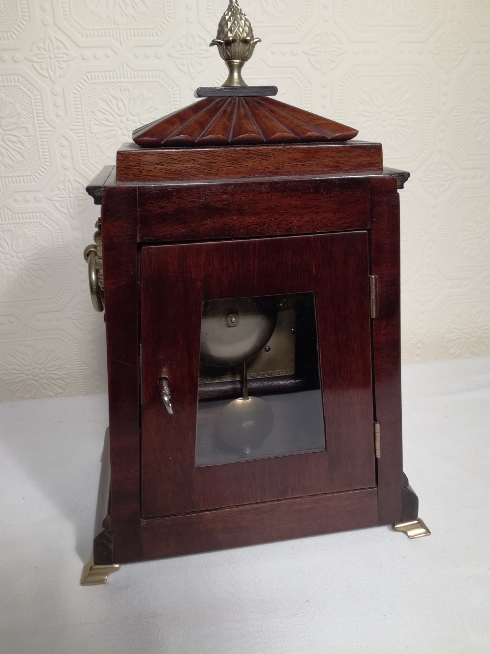Regency Twin Fusee Bracket Clock of Small Proportions. View VI