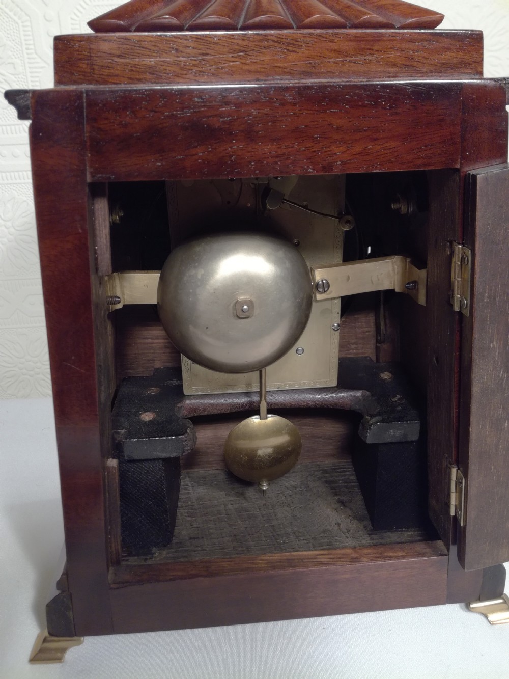 Regency Twin Fusee Bracket Clock of Small Proportions. View VII