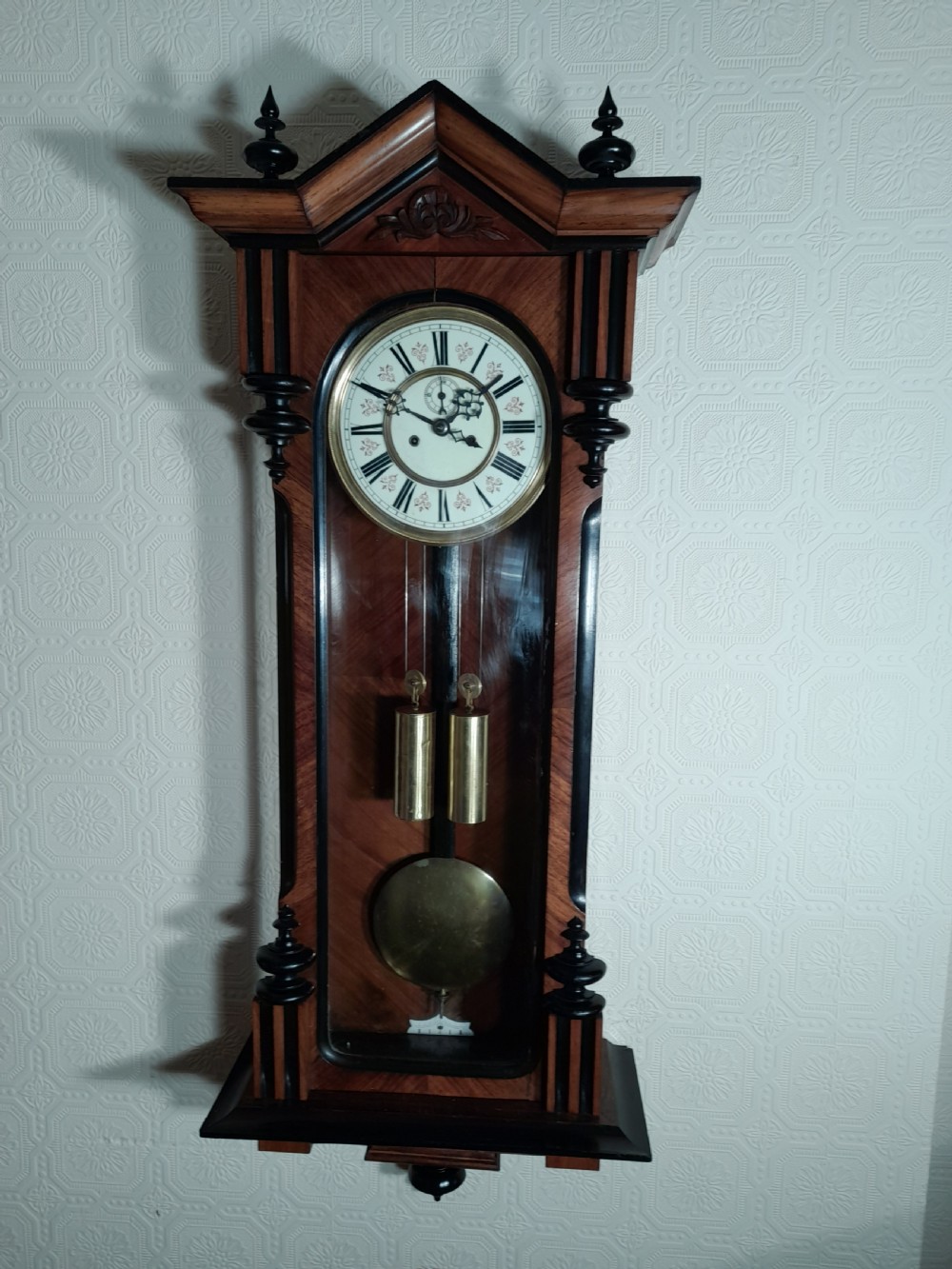 Double-weight Vienna Wall Clock