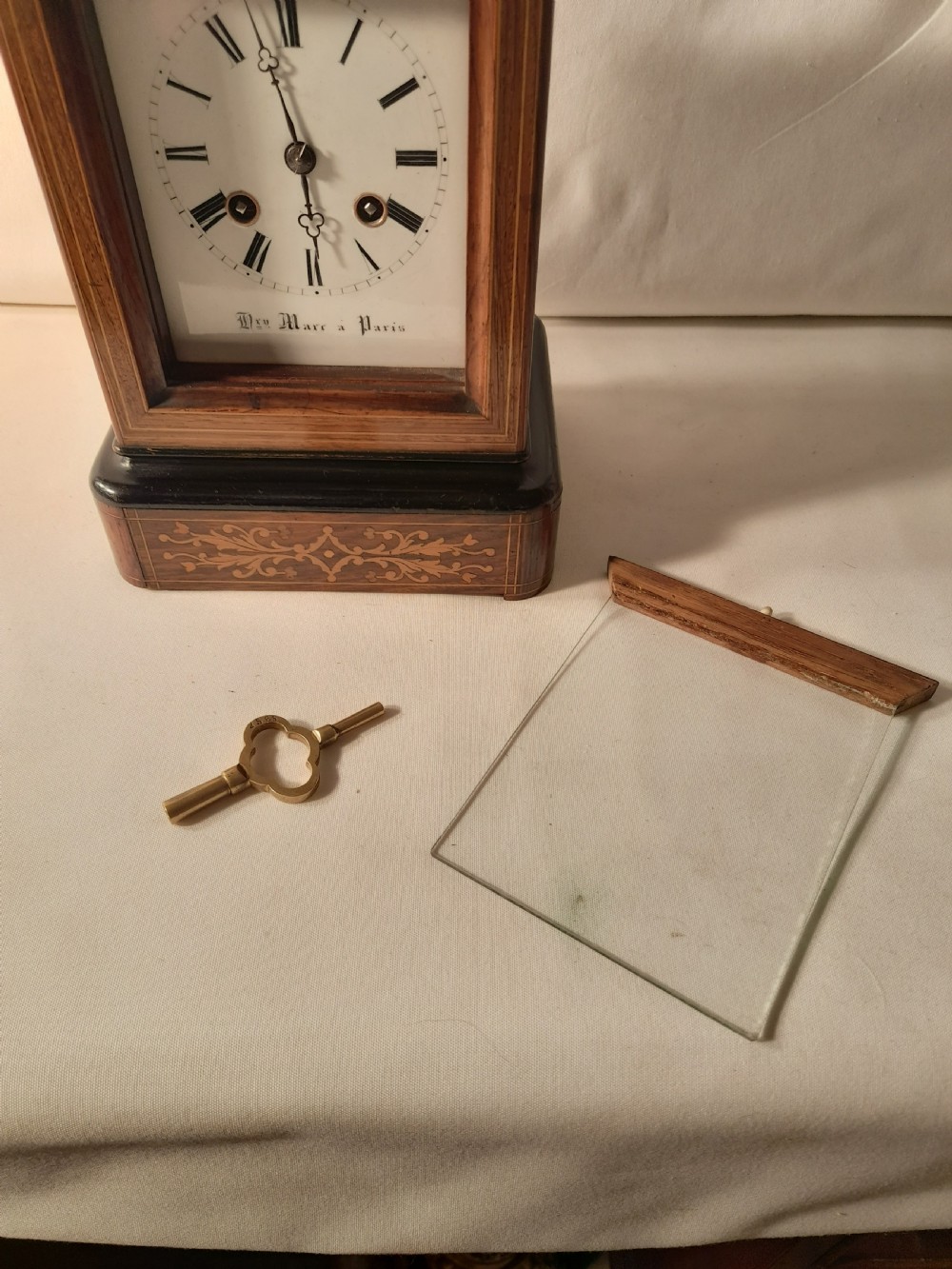 French Officers Campaign Clock View VI