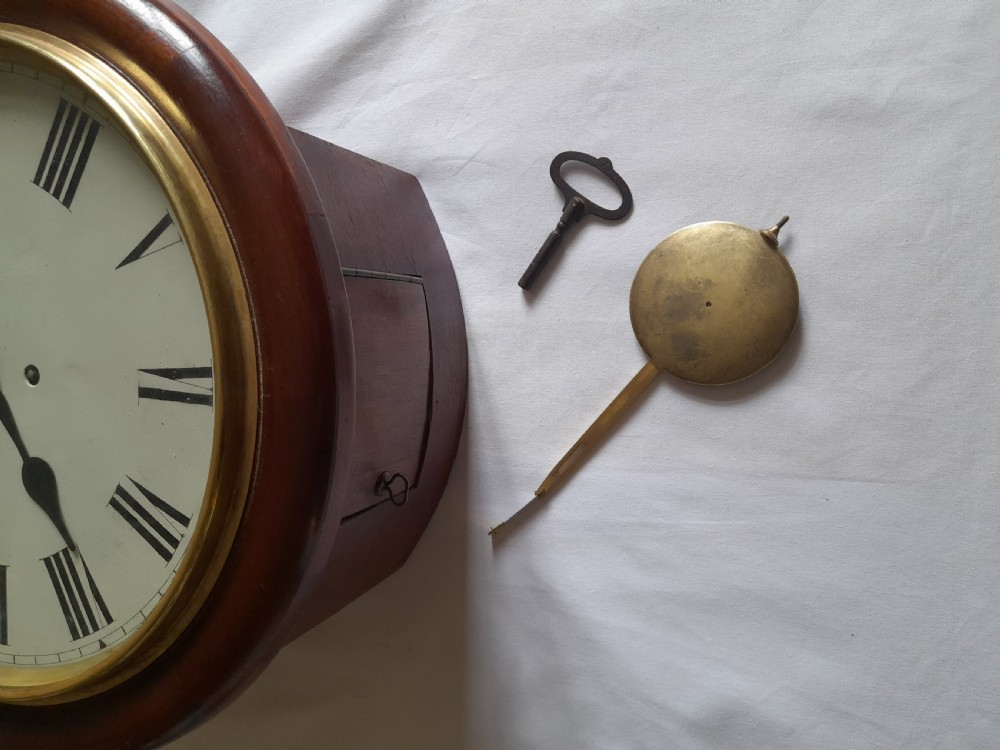 Mahogany, Fusee, School/Dial Clock View IV