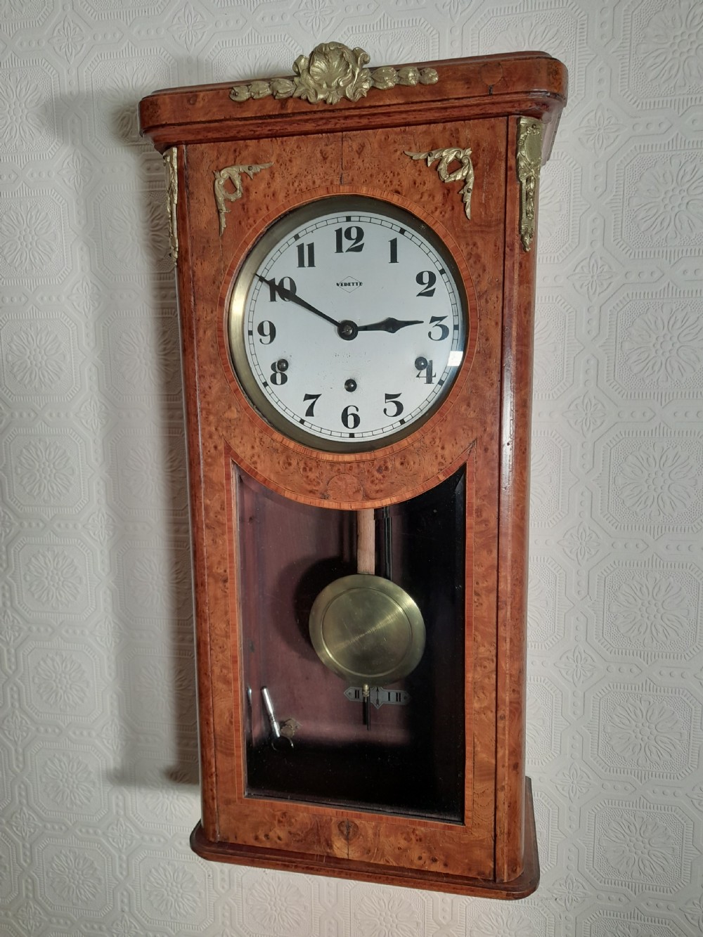 Art-Deco, Westminster-Chime, Wall Clock