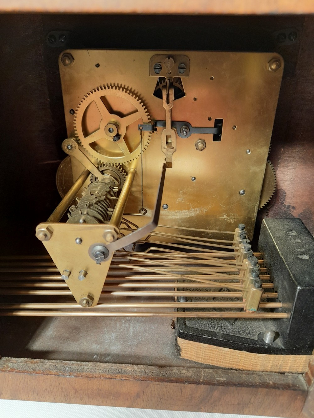 Art-Deco, Westminster Chime, Mantel Clock View V