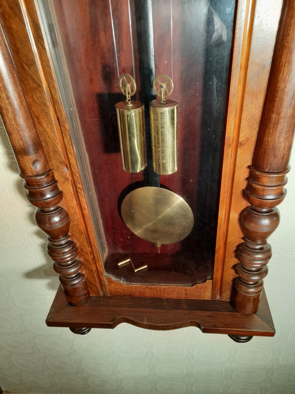 Gustav Becker Double-weight Vienna Wall Clock View V