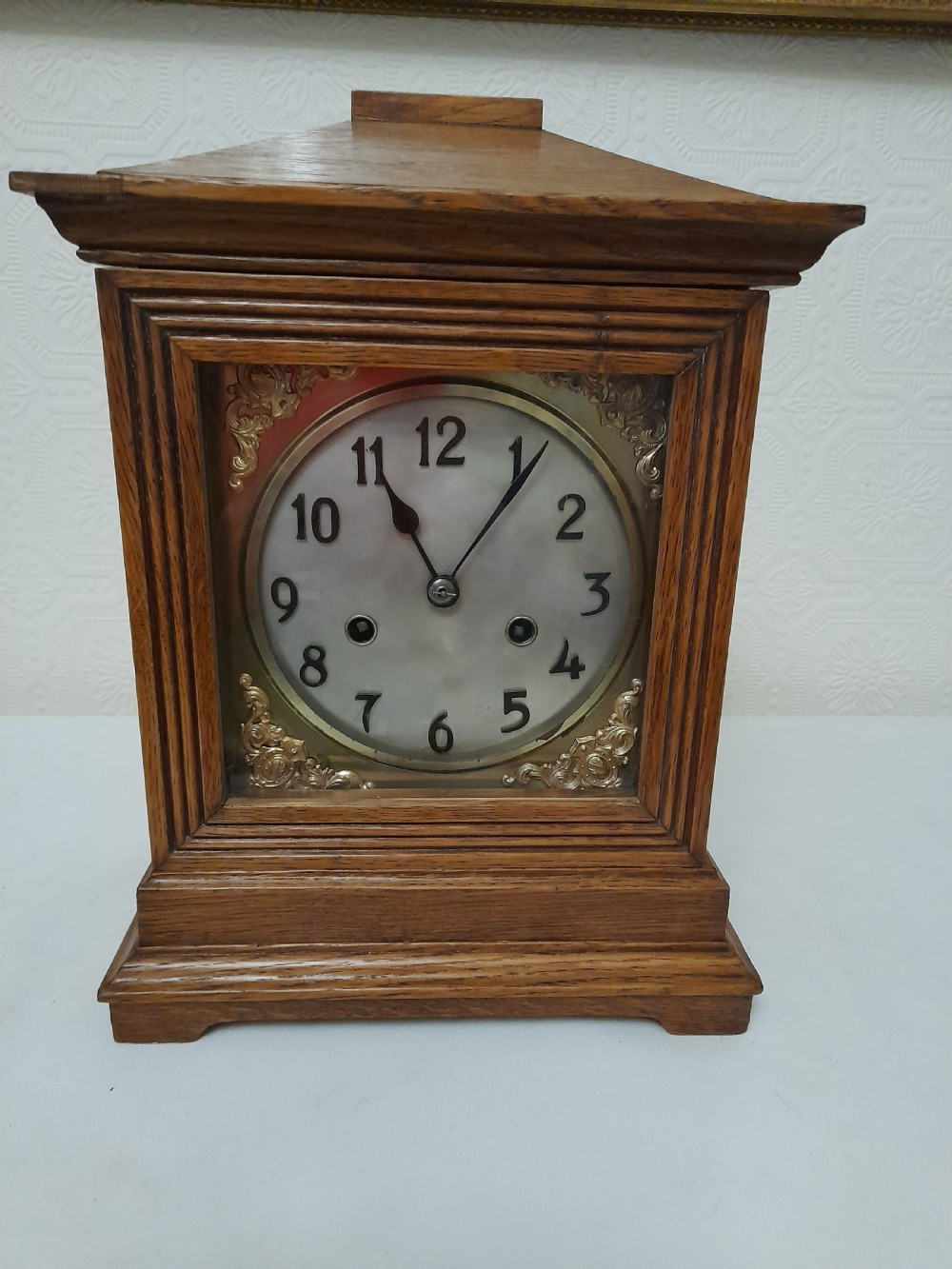Arts & Crafts Style Bracket/Mantel Clock View III