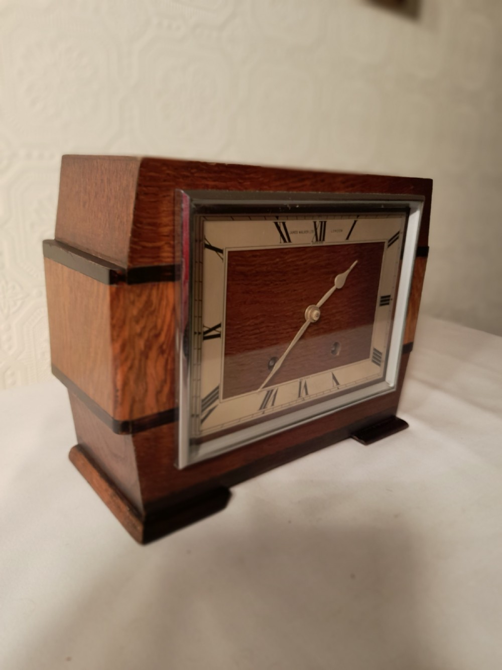 Art-Deco, GARRARD, Mantel Clock View III