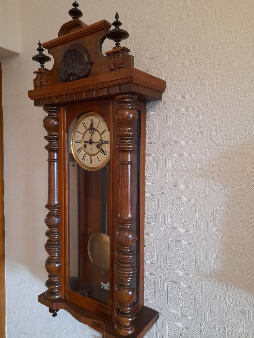 Gustav Becker Vienna Wall Clock View VI
