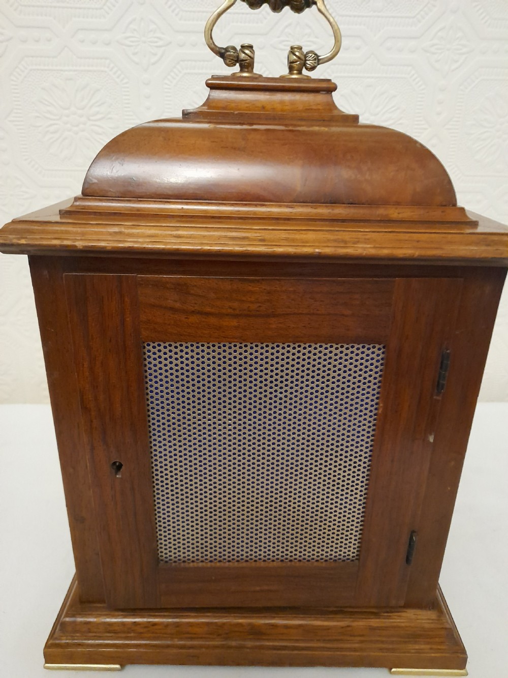 Burr-Walnut, Westminster-Chime, Mantel/Bracket Clock View V
