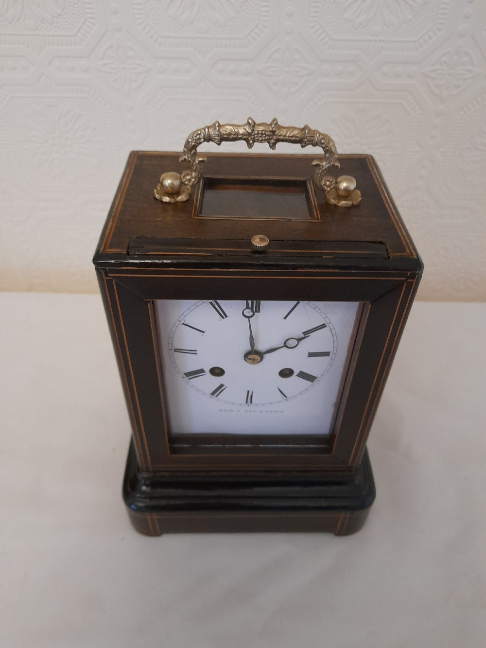 French Officer's Campaign Clock View IX