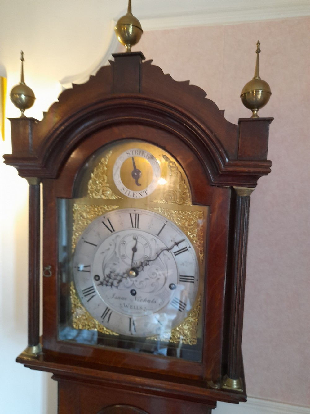 Musical Longcase Clock. 300yrs. old. View II