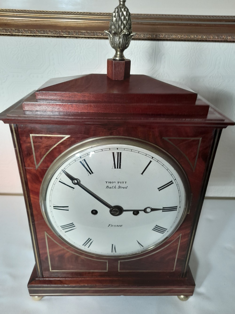 Superb Twin Fusee , Geo 3rd, Bracket Clock. Thos Pitt of Frome. View VII