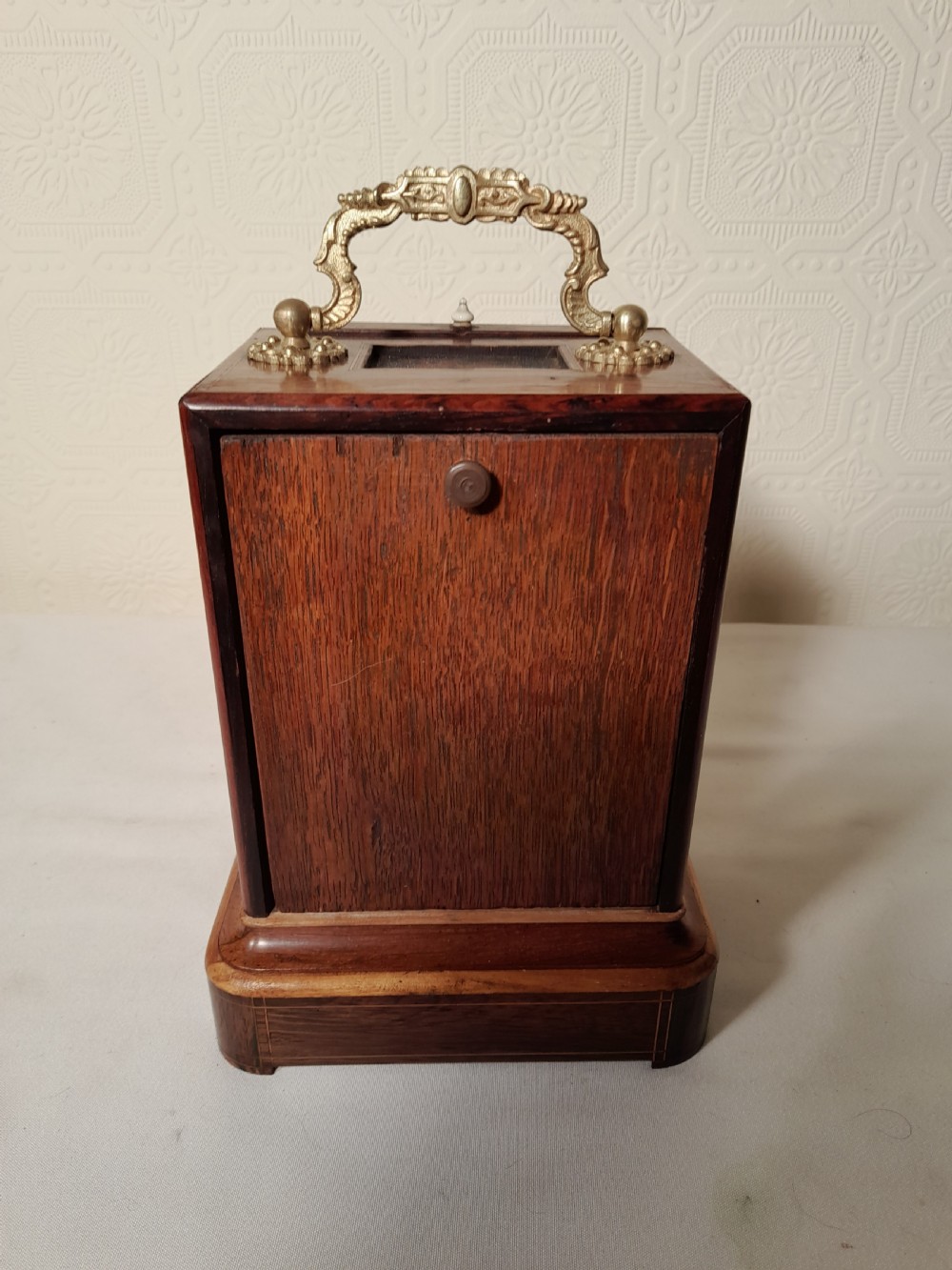 Rosewood, Striking Mantel Clock View IV