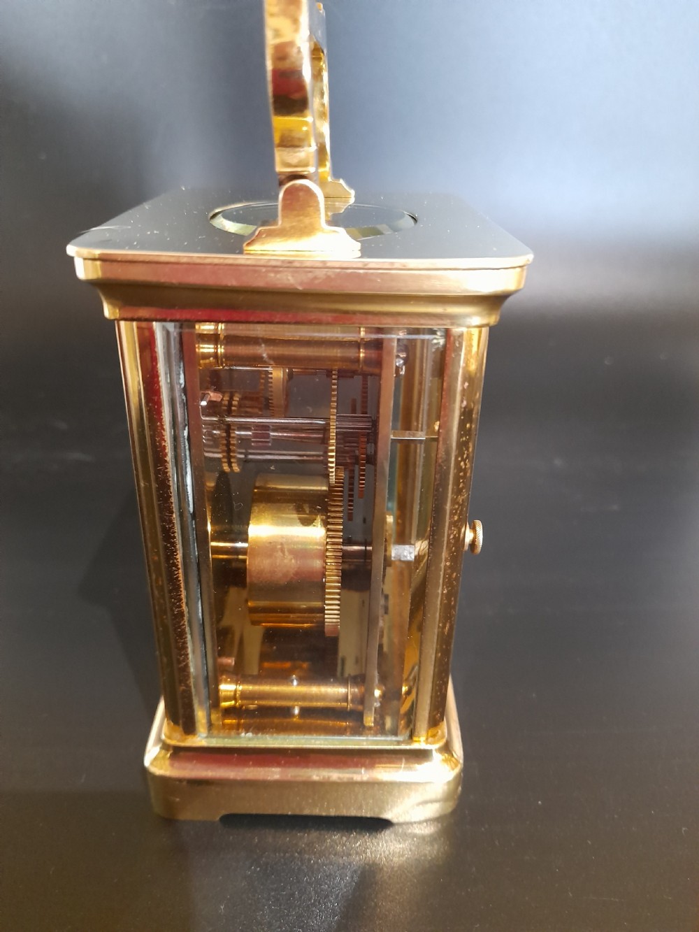 Carriage Clock with Case. View V