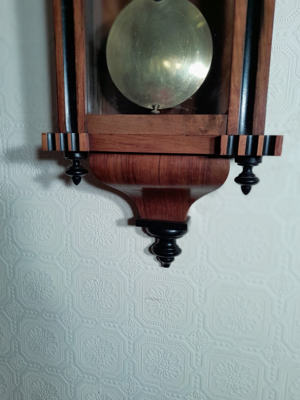 Spring driven, Slim-line Vienna Wall Clock View V