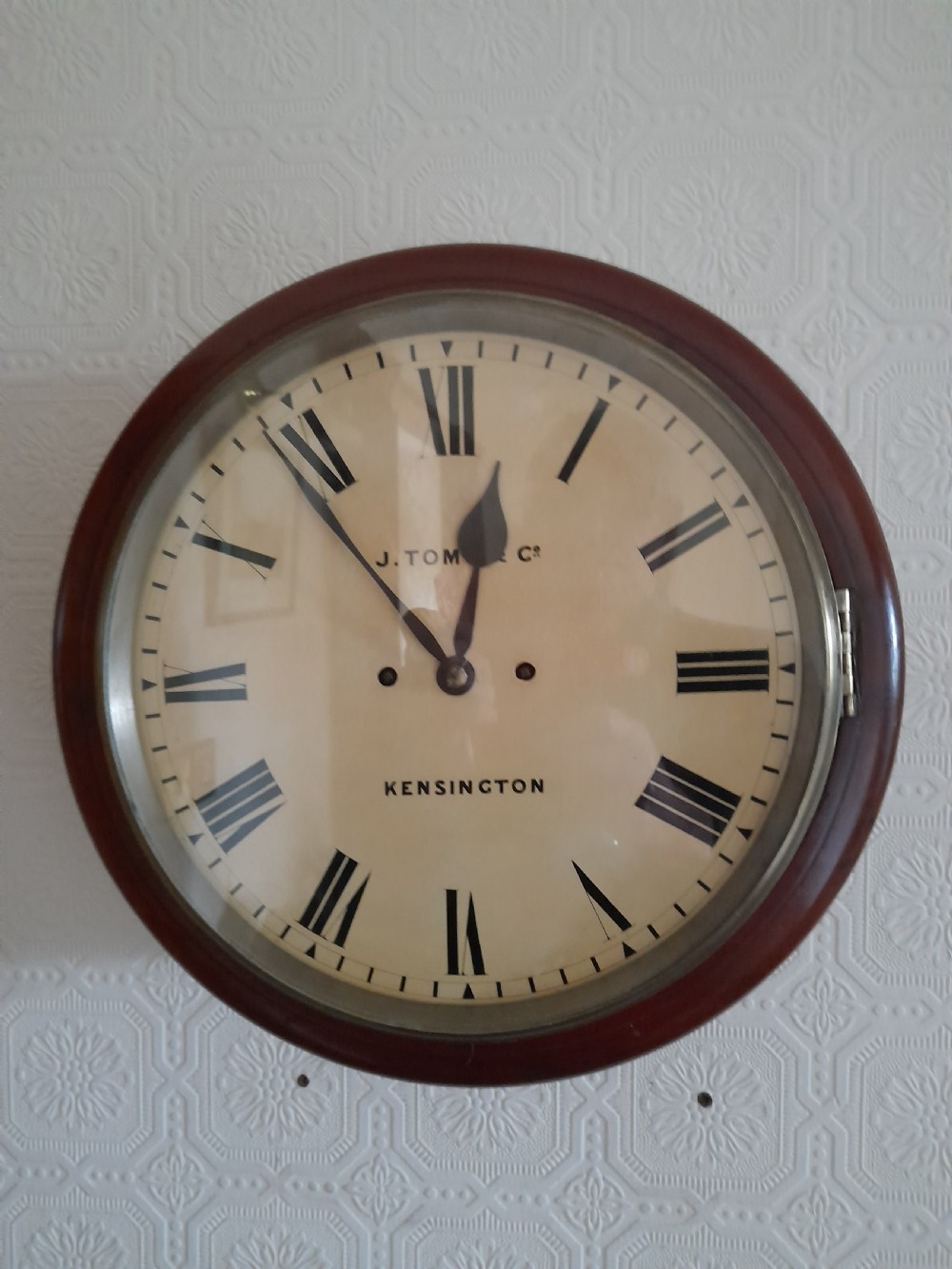 Bell Striking, Twin Fusee, London Wall Clock View V