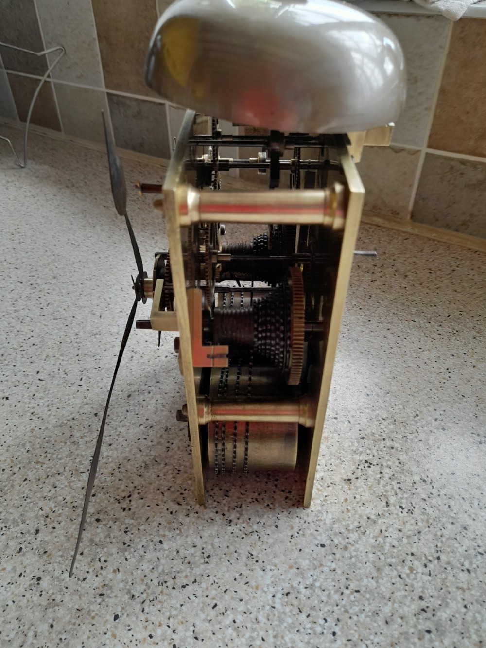 Bell Striking, Twin Fusee, London Wall Clock View X