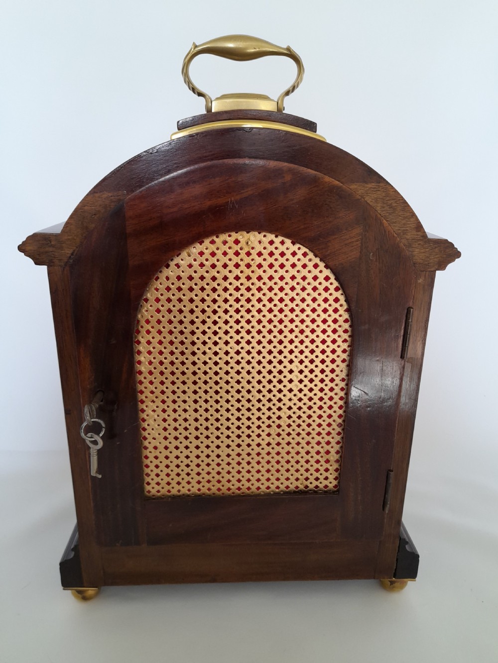 Mahogany Padtop Bracket/Mantel Clock View IV