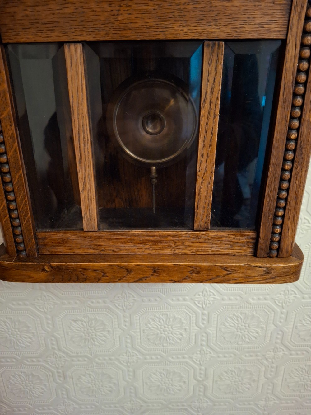Arts & Crafts, Westminster-Chime, Golden Oak, Wall Clock View III