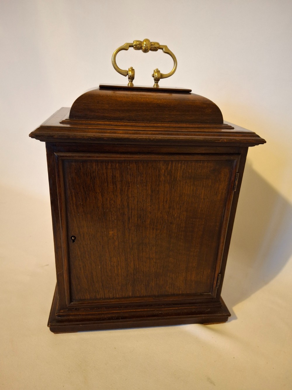 Walnut, Westminster-Chime Bracket/Mantel Clock View V