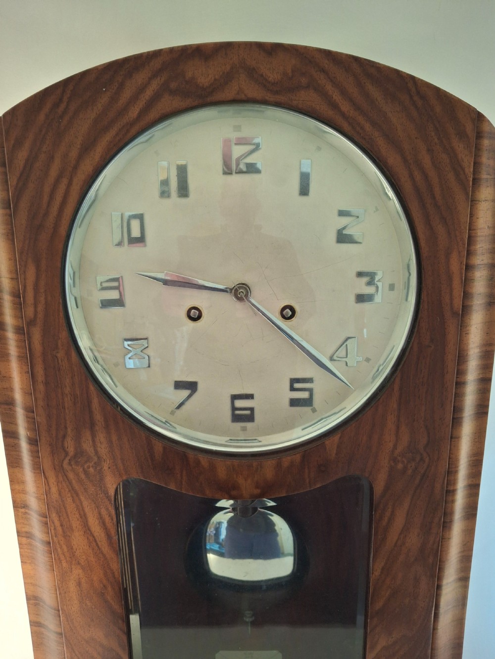 Art-Deco, Gustav Becker, Wall Clock View II
