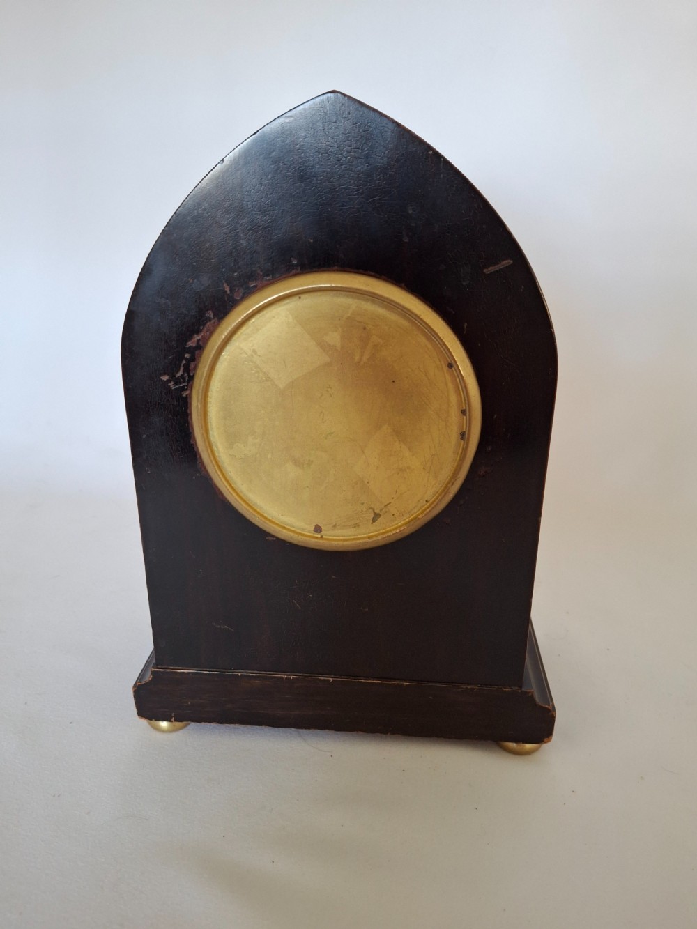 Rosewood & Satinwood inlay Mantel Clock View V