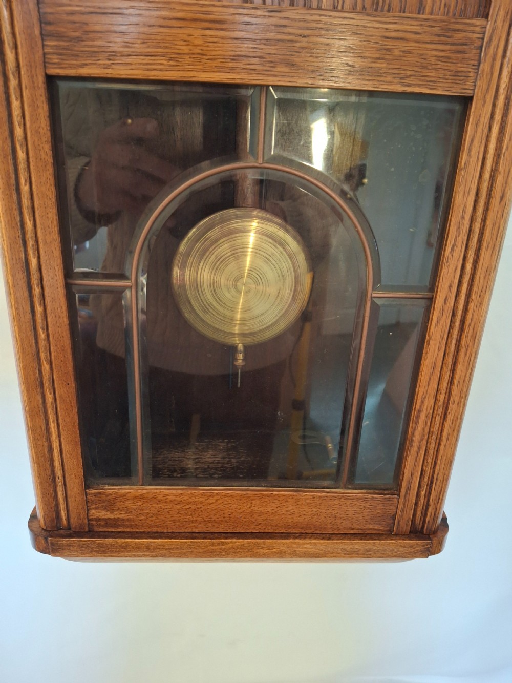 Westminster-Chime, Golden Oak, Wall Clock View IV