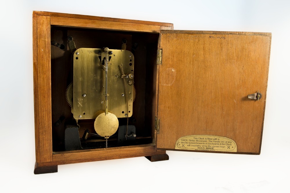 Burr Walnut, Art-Deco, Mantel/Table Clock View VII