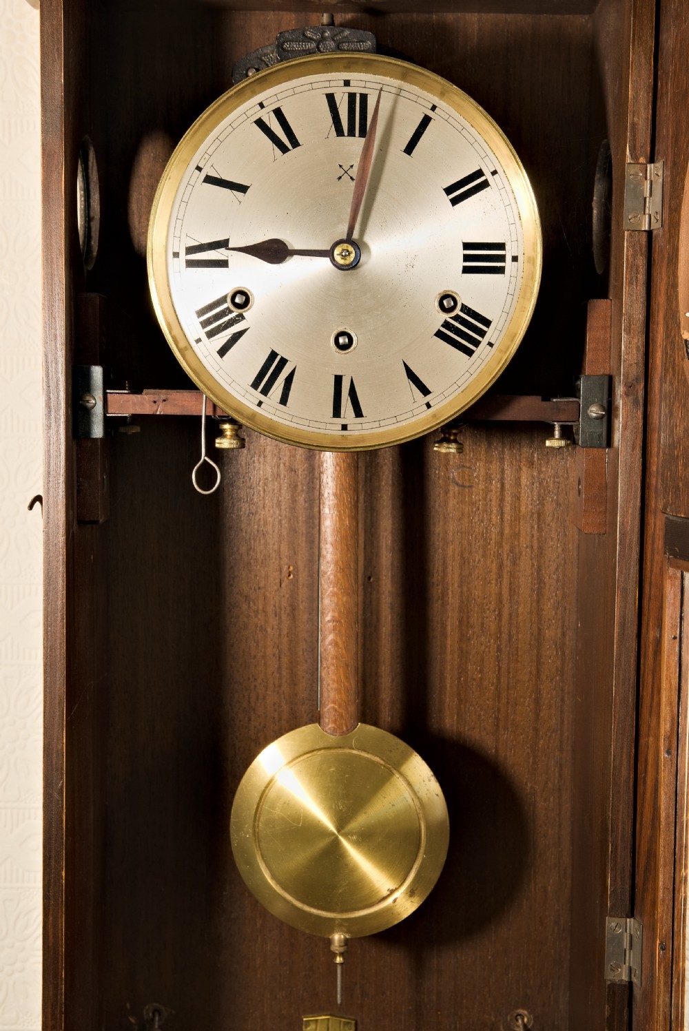 Arts & Crafts, Golden Oak, Westminster-Chime, Wall Clock. View V
