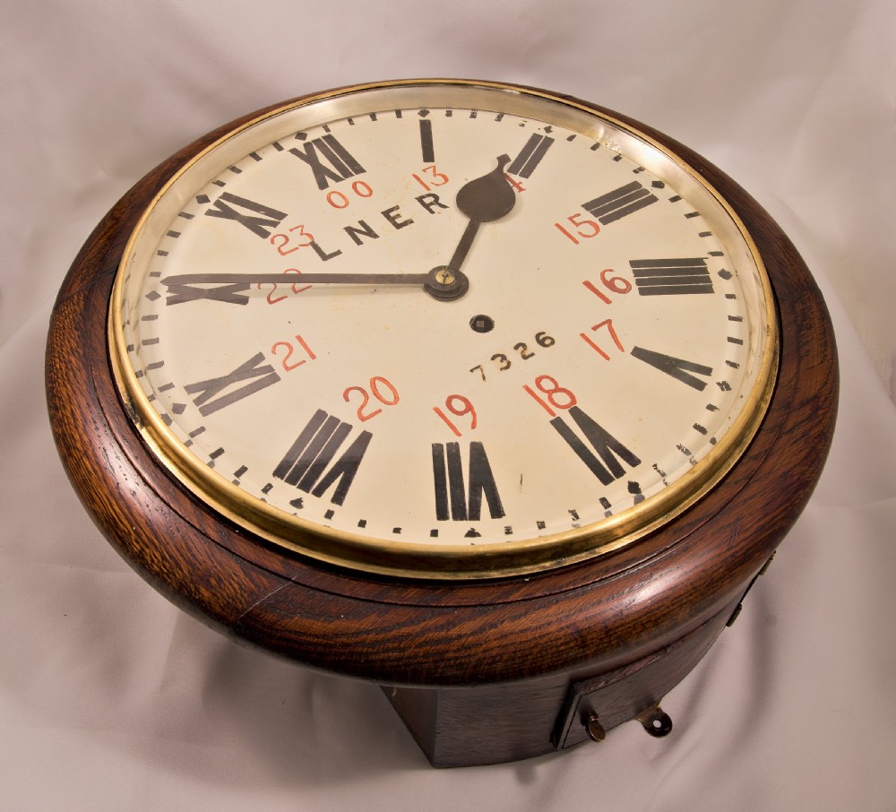 L.N.E.R. Railway Clock. ADWICK JUNCTION. View V