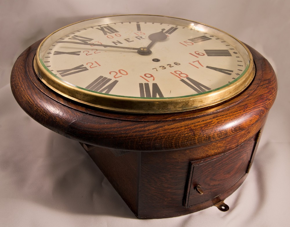 L.N.E.R. Railway Clock. ADWICK JUNCTION. View VI