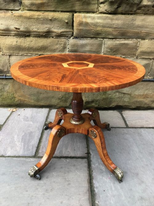 Antique Inlaid Mahogany Coffee Table