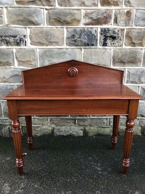 Antique Mahogany Hall Console Table