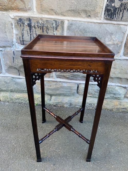 Antique Mahogany Lamp Table