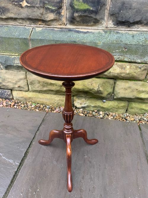 Antique Mahogany Tripod Wine Table