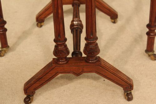 A STUNNING VICTORIAN THUYA AND BURR WALNUT INLAID AESTHETICAL BABY SUTHERLAND TABLE - ADDITIONAL PHOTO 1
