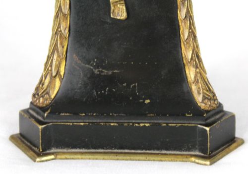 LATE 19TH CENTURY FRENCH BRONZE BUST OF MOZART BY EUGEN BORMEL ON BLACK BASE - ADDITIONAL PHOTO 3