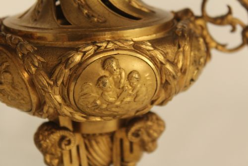 A PAIR OF LATE 19TH CENTURY FRENCH GILT ORMOLU CANDELABRAPERFUMERY - ADDITIONAL PHOTO 1