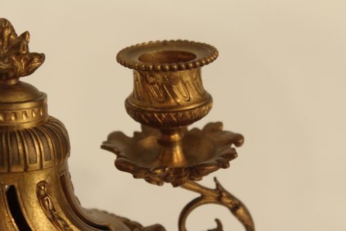 A PAIR OF LATE 19TH CENTURY FRENCH GILT ORMOLU CANDELABRAPERFUMERY - ADDITIONAL PHOTO 2