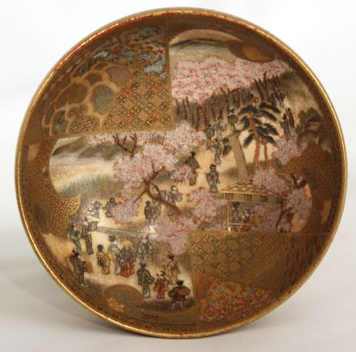 AN EXCEPTIONAL JAPANESE MEIJI PERIOD SATSUMA BOWL - ADDITIONAL PHOTO 1