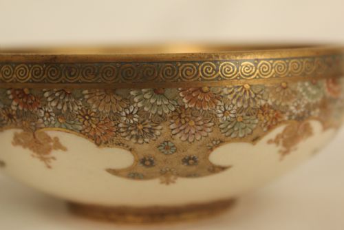 AN EXCEPTIONAL JAPANESE MEIJI PERIOD SATSUMA BOWL - ADDITIONAL PHOTO 5