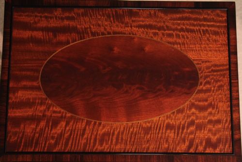 THE QUALITY LATE VICTORIAN MAHOGANY INLAID QUARTETO TABLES - ADDITIONAL PHOTO 7